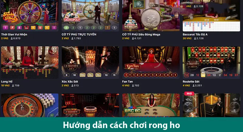 Cách chơi và bí quyết chiến thắng khi chơi Rồng Hổ trực tuyến